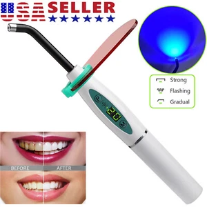Dental Wireless Cordless LED Cure Curing Light Lamp 2000MW 5W Tool Resin Cure - Picture 1 of 10