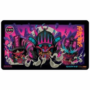 Magic The Gathering Kamigawa Neon Dynasty Black Stitched Playmat Ultra Pro