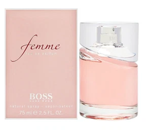 FEMME HUGO BOSS EDP WOMEN 2.5 OZ 75ML SPRAY NEW - Picture 1 of 1