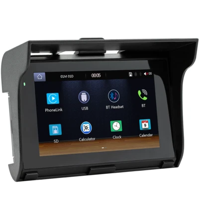 5in GPS Navigation MP5 Video Player Portable Motorcycle Wireless Android Carplay - Image 1 of 4