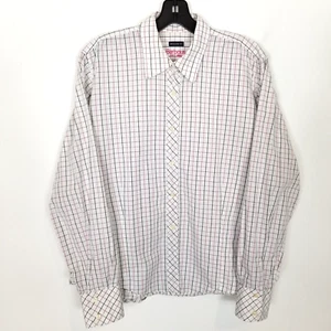 Barbour Women Plaid Button Up Shirt Sz US 14 Long Sleeve Office Preppy - Picture 1 of 7