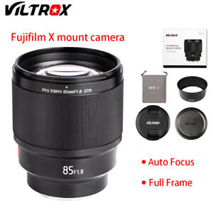 VILTROX 85mm f/1.8 STM Auto Focus lens F1.8 Lens for Fujifilm X-T3 X-Pro2 X-T2  