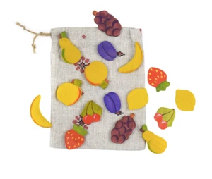 Wooden Fruits Matching Game - Picture 1 of 2