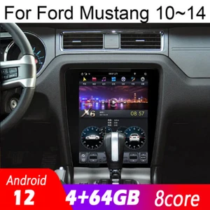 12.1" Touchscreen Radio Android Gps Navigation Carplay For Ford Mustang 10~14 - Picture 1 of 16