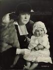 1920 Press Photo Author Mary Roberts Rinehart And Granddaughter Bab - Kfa28626