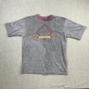 Vintage Diport USA Acid Wash Florida Tropical Beach Tee L/XL Purple - Picture 1 of 8