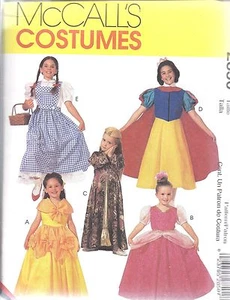 6810 2850 UNCUT McCall SEWING Pattern Girls Classic Character Costumes Halloween - Picture 1 of 1