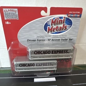 Juego de remolque aerovan Chicago Express 32' escala HO mini metales #31104 1:87 - Imagen 1 de 18
