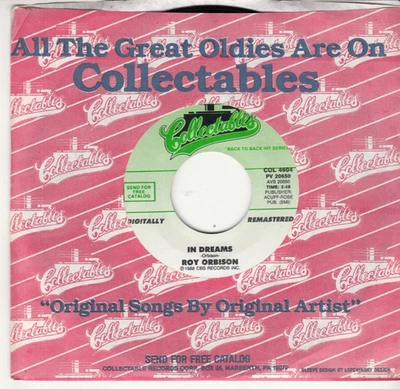 ROY ORBISON - IN DREAMS/I'M HURTIN' - MINT REISSUE 45 - UNPLAYED NEW - Image 1 of 2