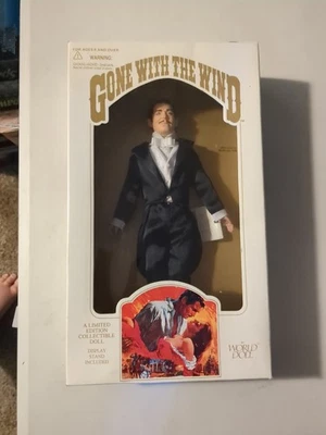 Muñeca Rhett Lo que el viento se llevó de colección edición limitada muñeca mundial 71241 esmoquin negro Foto 1 de 3