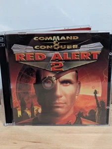 COMMAND & CONQUER: RED ALERT 2 (PC, 2000) - BOTH DISCS & CASE, Used Key UNTESTED - Picture 1 of 4