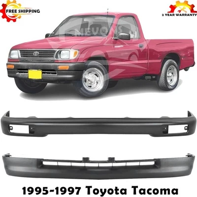 Front Bumper Paintable Steel & Lower Valance Kit For 1995-1997 Toyota Tacoma - Imagem 1 de 4