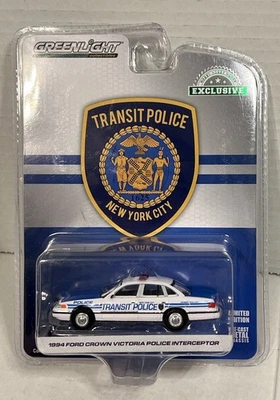 Greenlight NYC Transit Police 1994 Ford Crown Victoria Ceremonial Unit Car NY - Image 1 of 4