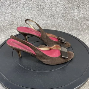 Kate Spade Heel Women Size 8.5 B Slingback Open Toe Casual Slip On Stiletto Heel - Picture 1 of 11