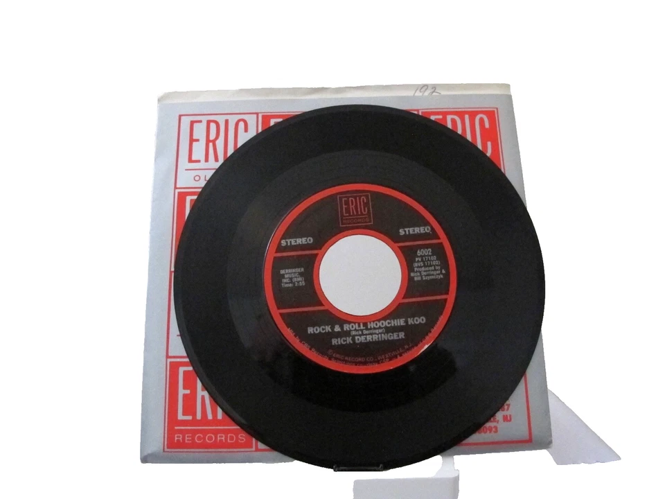 45 RECORD - RICK DERRINGER - ROCK & ROLL HOOCHIE KOO Foto 1 de 1