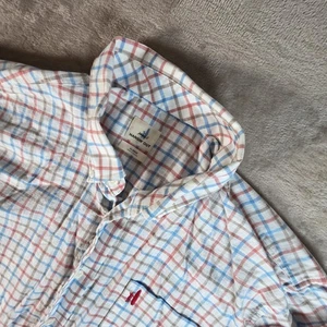 Johnnie-O Hangin' Out Long Sleeve Button-Down Shirt Men's XL Plaid Gingham  - Picture 1 of 9
