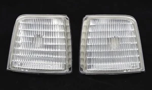 JUEGO DE LENTES DE LUZ DE SEÑAL DE PARQUE DE ESQUINA TRANSPARENTE L&R PARA 92-96 FORD F150 250 350 BRONCO - Imagen 1 de 7