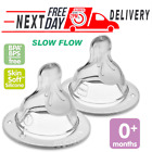 MAM SkinSoft Silicone Teats for Baby Bottles| 6m+ | 4m+ | 2m+ | 0m+ Size 1 | 0m+