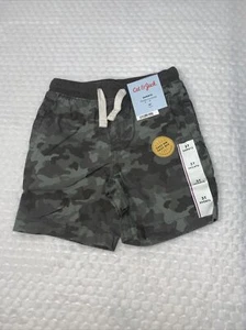 Pantalones Cortos 3T Flexibles Dibujo Cuerda Ejército Verde Camuflado Pantalones Cortos Fácil de Encender/Apagar - Nuevos - Imagen 1 de 8