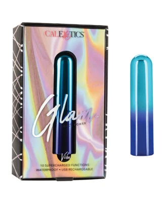 CalExotics Glam Vibe Bullet Massager Blue - Image 1 of 4