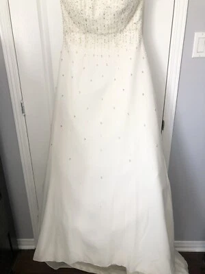 Wedding Dress Size 10 Off-White  Beaded, Mori Lee By Madeleine Gardner — 第 1/4 张图片