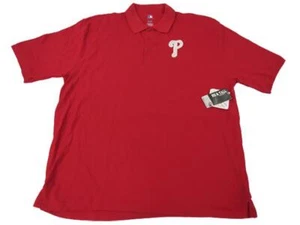 New Philadelphia Phillies Mens Sizes 4XL-5XL-6XL Red Polo Shirt - Picture 1 of 7