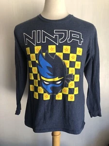 NINJA STREAMER Official Youtube Gamer Merch Boys Long Sleeve T-Shirt Size XL - Picture 1 of 4