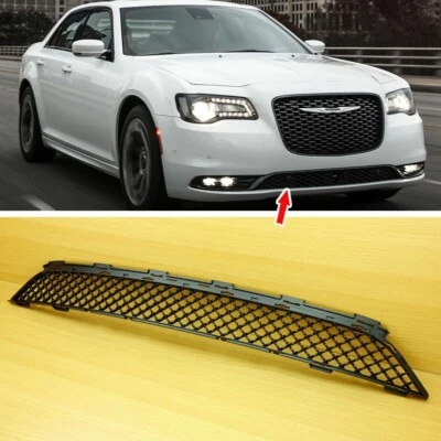 Matte Black Bentley Front Bumper Grille For Chrysler 300 300C 4DR Sedan 15-17 - Image 1 of 4