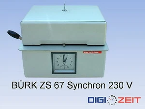 Zeiterfassung Stempeluhr KIENZLE / BÜRK ZS 67 /Syn mit Garantie - Bild 1 von 7