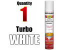 Rustoleum Turbo WHITE Spray Paint System Gloss 4X Wide 24oz (Quantity 1)