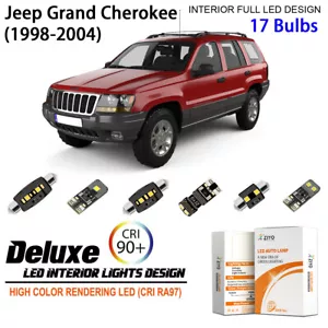 Kit de luces interiores LED para bombillas blancas Jeep Grand Cherokee WJ 1998-2004 - Imagen 1 de 8