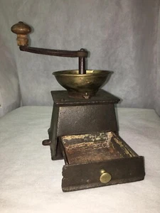 ‼️ Antik Kaffeemühle Grinder Mill Moulin Molinillo Cafe Leinbrocks Ideal Mutzig - Bild 1 von 4