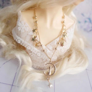 New BJD Doll accessories 1/3 1/4 moon Cat Necklace Sweater chain DD Accessories - Picture 1 of 6