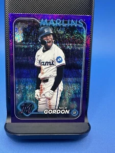 2024 Topps Update NICK GORDON PURPLE Foil Parallel Marlins Team Color Match /799 - Picture 1 of 4