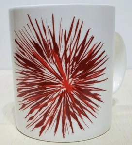 Starbucks 2014 Fireworks Red Starburst Kaffeebecher 12 fl oz - Bild 1 von 7