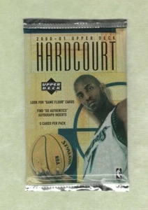 2000-2001 Upper Deck Hardcourt Basketball 1 Unopened Mint Pack RARE - Picture 1 of 1