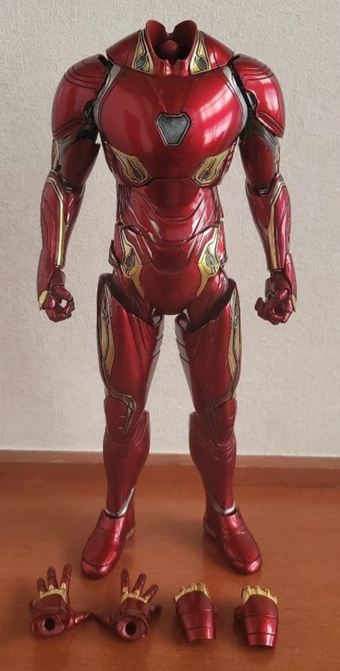 Hot Toys Película Obra Maestra Diecast 1/6 Iron Man Mark 50 Sin Caja Para Piezas Foto 1 de 3