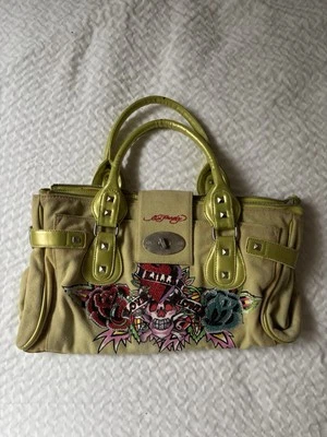 Rare Vintage Green Ed Hardy Purse  - Image 1 of 3