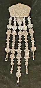 Victorian Hunt & Roskell Sterling Silver Chatelaine C. 1889-95 - Picture 1 of 8