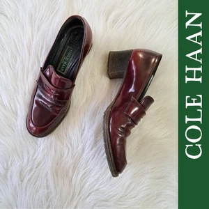 Sz 7.5 Cole Haan $200 leather pumps - Picture 1 of 11