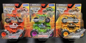 Monster Jam Pick-up Motorcross Walmart Exclusive 1:64 2025 Release SET OF 3 - Picture 1 of 10