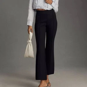Maeve by Anthropologie Women's The Margot Kick-Flare Cropped Pants in Black - Bild 1 von 9