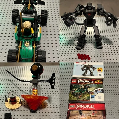 LEGO Ninjago Jungle Raider 71700 Kai Training 70688 Marvel War Machine 76277 Lote Foto 1 de 4