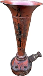 Vintage Klaxton Air Horn USSR Railway Train Factory Restoration Prop Salvage - Picture 1 of 13