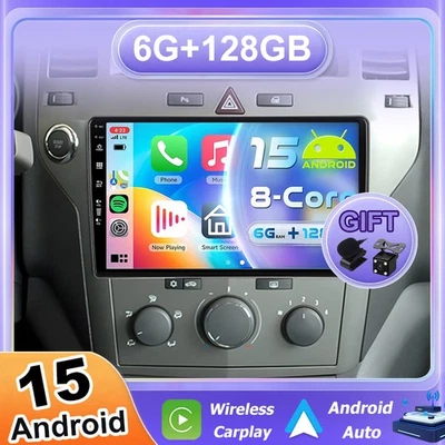 Für Opel Zafira B Corsa C D Astra GPS Car Play DSP Autoradio Android 15 6G+128GB - Bild 1 von 4