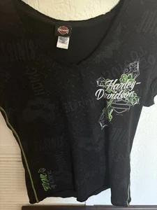 Harley Davidson HDMC 4 Life Damen Panama City Beach FL Kurzarm T-Shirt L - Bild 1 von 13
