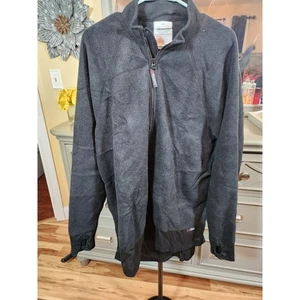 Military FR Navy Pilot Fleece Jacket Black Polartec Blackout XL Made In USA - Picture 1 of 9