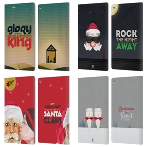 HEAD CASE DESIGNS CHRISTMAS CAROLS LEATHER BOOK WALLET CASE FOR AMAZON FIRE - Picture 1 of 10