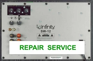 Infinity SW-12     Amp Module, Repair service - Picture 1 of 1