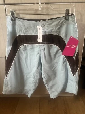 Розничная продажа за $39,50 - O'Neil женщин доска шорты размер 0 светло-синий и коричневый - Изображение 1 из 3